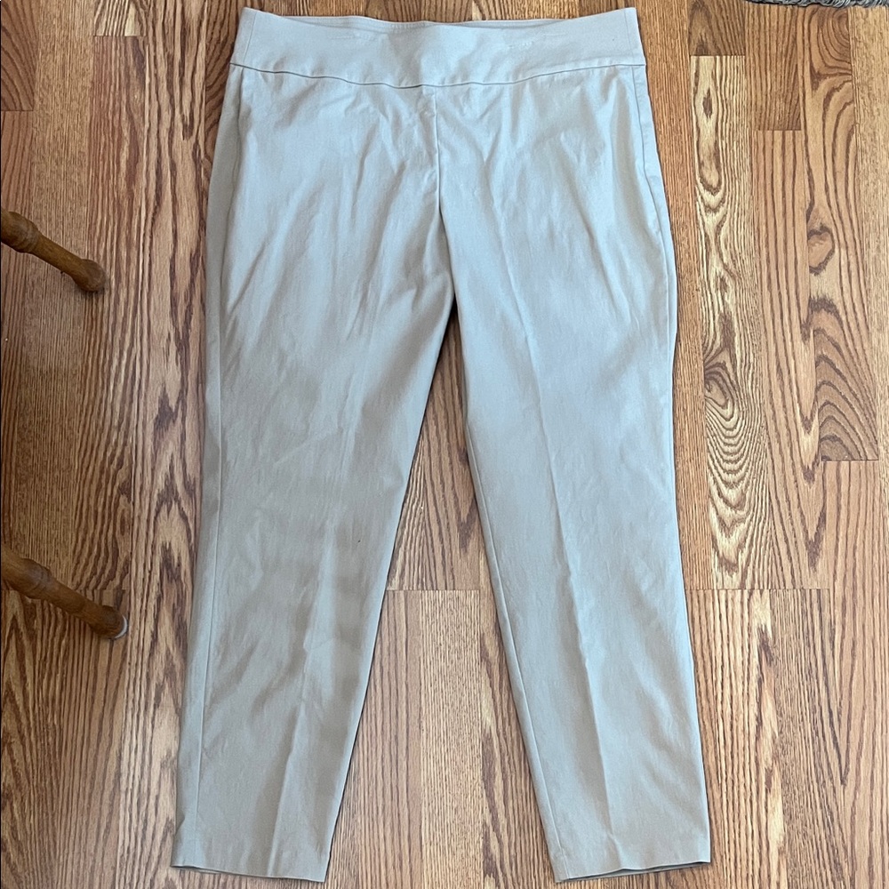 Signature Slimming by Christopher & Banks Women's Tan Pants